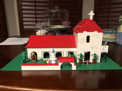 Mission San Miguel Arcangel Made With Legos Mission Projects School