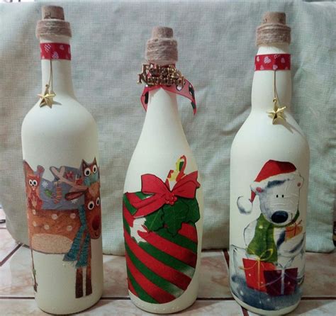 Lista Foto Botellas De Refresco Decoradas De Navidad Cena Hermosa