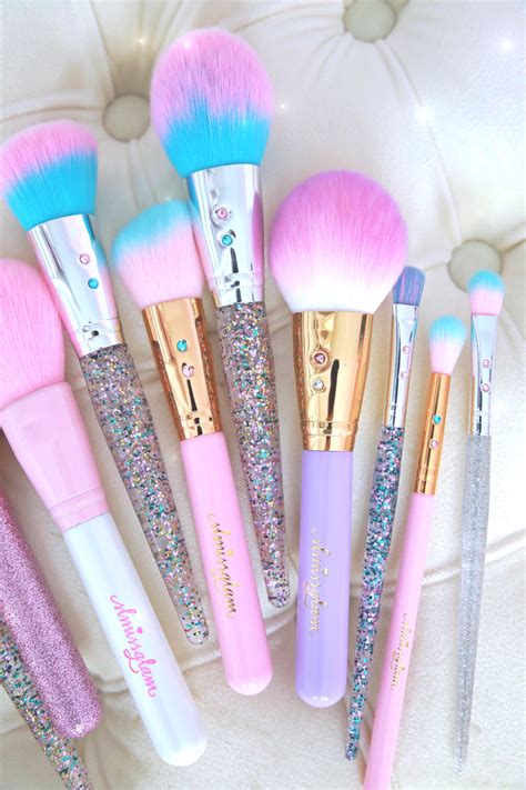 Pink Cotton Candy Face Set💕 Makeup Brushes Unicorn Makeup Brushes Unicorn Makeup