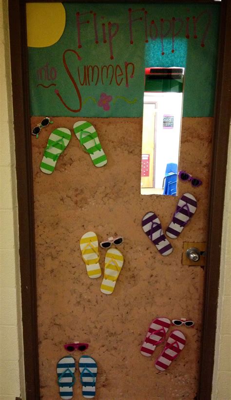 Cute Summer Door Idea For The Classroomor Past Tensewe Had A