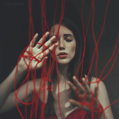 Red Threads By Ankazhuravleva On Deviantart Thread Photography