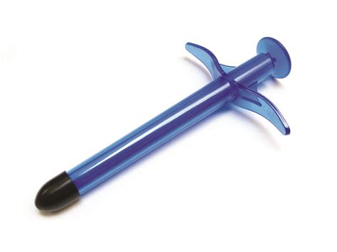 Lube Shooter Blue Sex Toys