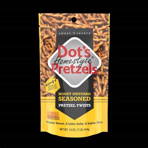 Dots 16 Oz Honey Mustard Pretzels 57216 Blains Farm And Fleet