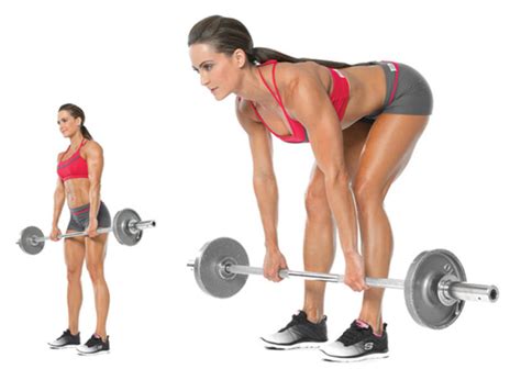 Romanian Barbell Deadlift Fitness Workouts And Exercises