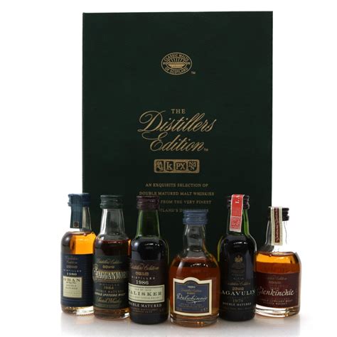 Classic Malts Distillers Edition Miniatures 6 X 5cl First Releases