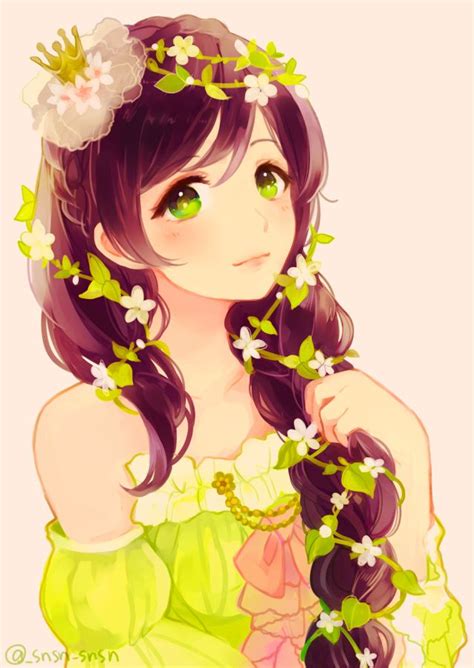 Ideen Fur Anime Girl Beautiful Flowers Seleran