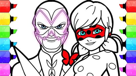 Tales of ladybug & cat noir. Miraculous Ladybug Coloring Pages | How to Draw and Color ...