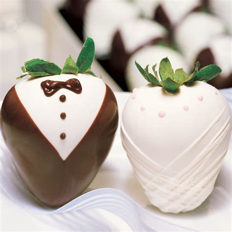 Sharis Berries Featuring Bride And Tuxedo Gourmet Strawberries A