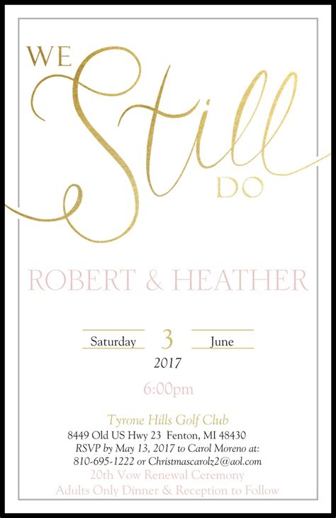 Vow Renewal Invites Vow Renewal Ceremony Vows Vow Renewal