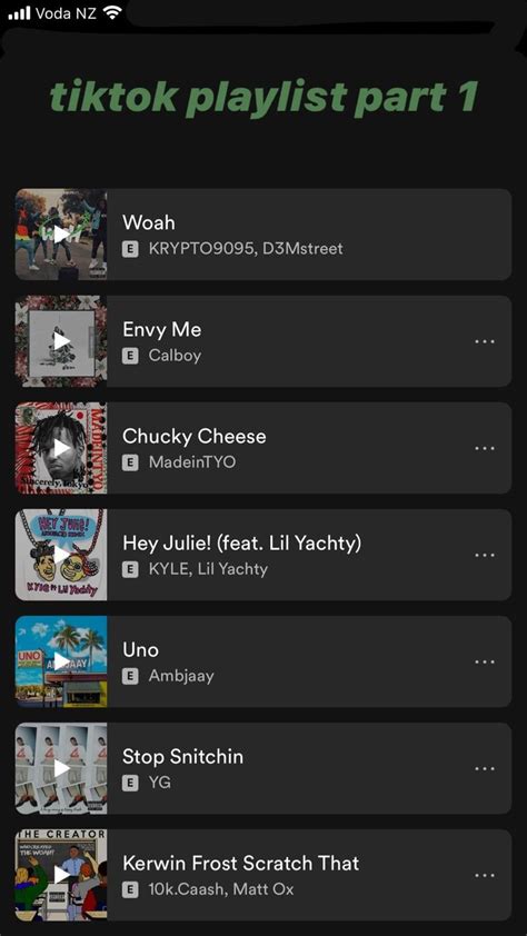 Inspirasi Top Playlist Tik Tok