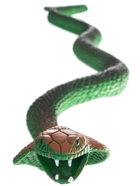 Green And Brown Fake Snake Large Fake Snake Halloween Decoration