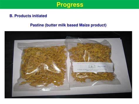Ppt Centre Of Excellence On Maize Processing And Value Addition