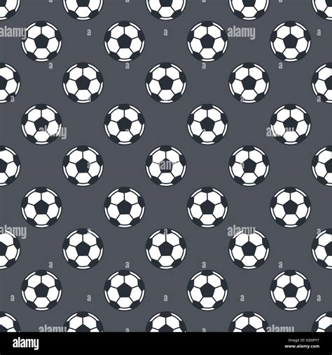 Soccer Seamless Background Stock Vector Images Alamy