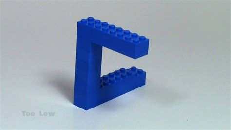 The Imposible Lego Triangle How To Build Lego Optical Illusion Youtube