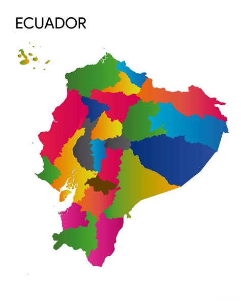 Mapa De Ecuador Con Sus Provincias Mapa De Ecuador Kulturaupice