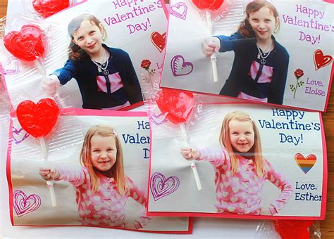 Easy Personalized Photo Valentines Day Cards