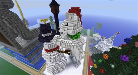 Christmas Snowman Minecraft Map