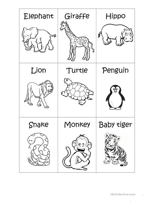 Zoo Animals Big Or Small Worksheet Free Esl Printable Worksheets