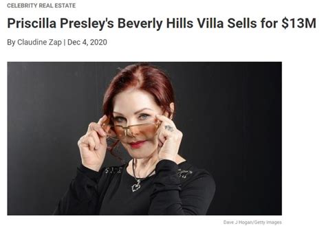 Priscilla Presley S Beverly Hills Villa Sells For 13M Celebrity Real