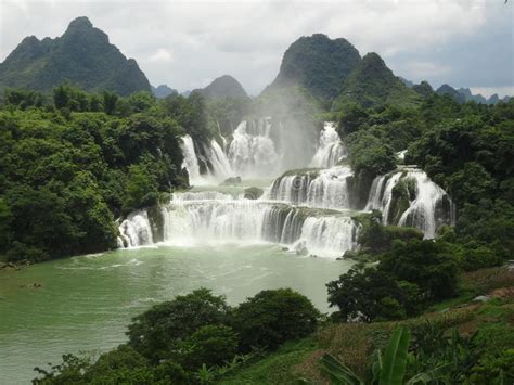 Detian Waterfall China Stock Image Image Of Border Fall 55182305