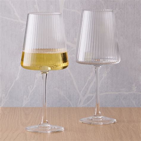 set of 2 empire wine glasses the drh collection