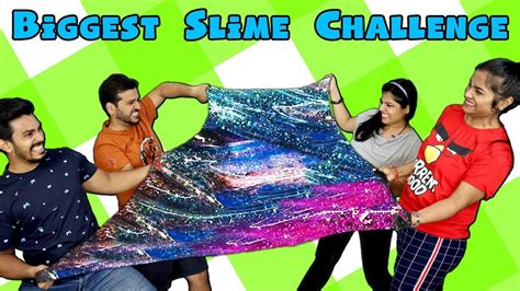 Biggest Slime Challenge Big Slime Competition Hungry Birds Slime