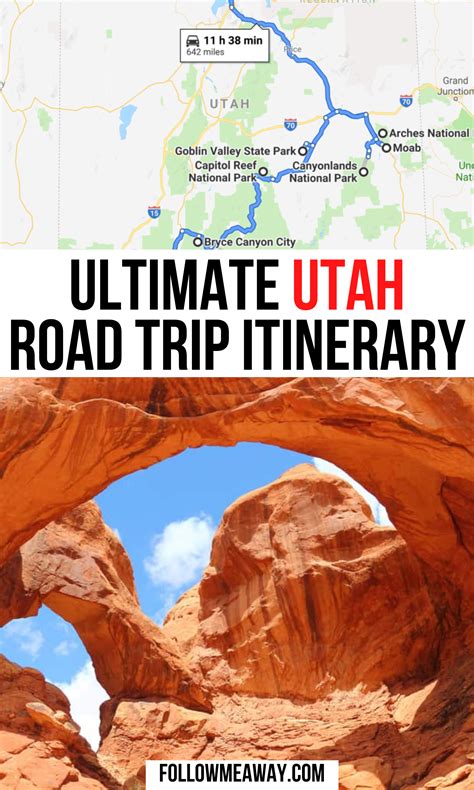 Ultimate Utah Road Trip Itinerary Utah Road Trip Itinerary Utah