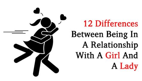 12 Differences Between Being In A Relationship With A Girl And A Lady Relationship
