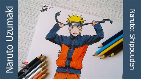 Speed Drawing Naruto Uzumaki Naruto Shippuden By Confal Art On