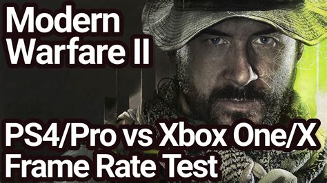 Call Of Duty Modern Warfare 2 Ps4pro Vs Xbox One Xs Frame Rate