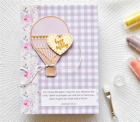 Pink Lion Handmade Cards Happy Birthday Bible Verse Card Jeremiah 2911