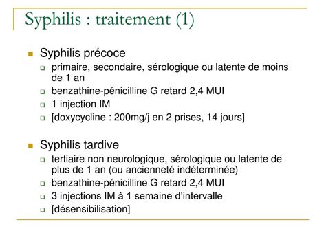 Ppt Syphilis Diagnostic Clinique 1 Powerpoint Presentation Free