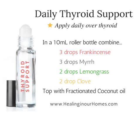 Essential Oils For Thyroid Support With Images Essential Oils For