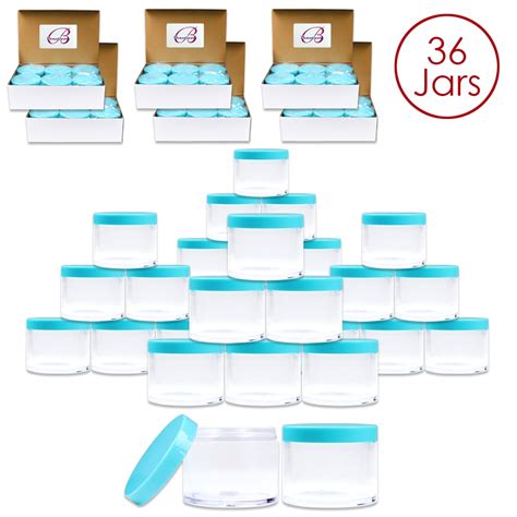 4oz120g120ml High Quality Acrylic Leak Proof Clear Container Jars