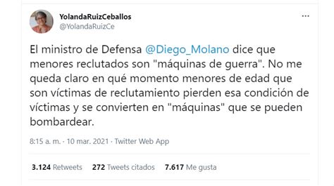 “son Máquinas De Guerra” La Polémica Por La Frase Del Ministro Diego Molano Continúa Infobae