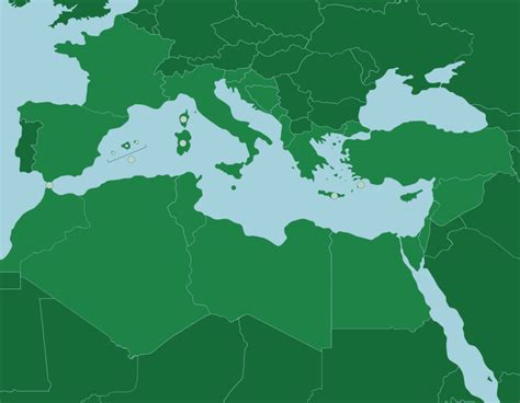Definido Flotante Asociación Mapa Mar Mediterrani Dominante Liderazgo