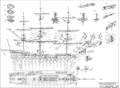 Hms Victory Plans Pdf 103 Best Model Ship Building Images On