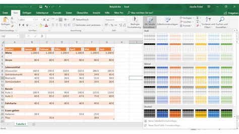 Excel Tabellen Mit Farben Gestalten Updated
