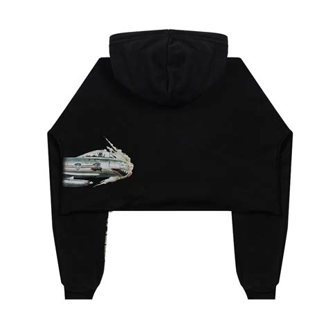 WOMEN'S PLANE CROPPED HOODIE - Official Eminem Online Store