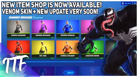 New Item Shop Look Venom Skin Soon Fortnite Battle Royale Youtube
