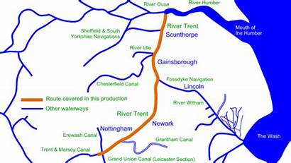 Trent River Route Maps Waterway Covered