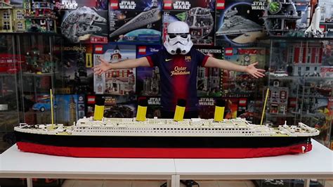 brick builder s lego moc titanic is finally completed