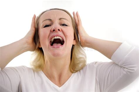 I Do Not Want To Hear It Closeup Portrait Of Upset Tired Woman