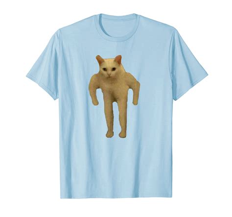 Buff Kitty Meme Cursed Long Cat Dank Memes T Shirt