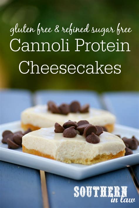 Our low fat meals contain less than 8g fat (many under 5g fat). Southern In Law: Recipe: Healthy Cannoli Protein Cheesecake