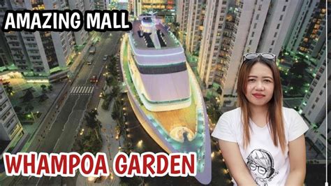 Cruise Ship In Whampoa Garden Hongkong Great Shopping Mall Youtube