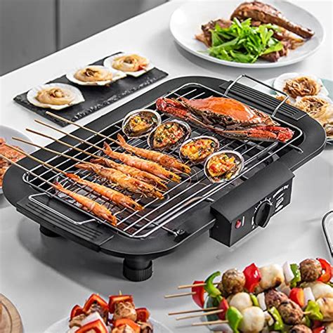 Arcanine Portable 2000w Electric Bbq Grill With Adjustable Temperature