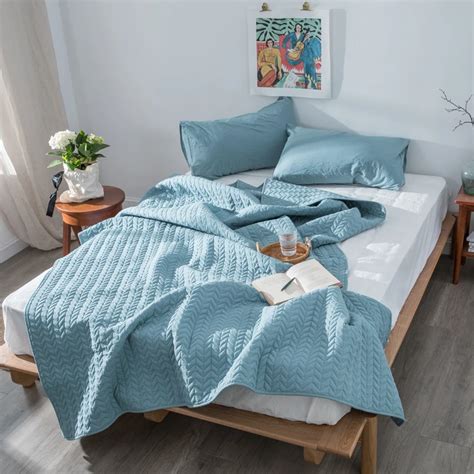 100cotton Bed Comforter Bedspread Throw Blanket For Beds Summer Quilt