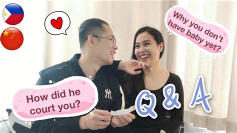 qanda with my husband 🇵🇭🇨🇳 filipino and chinese couple youtube