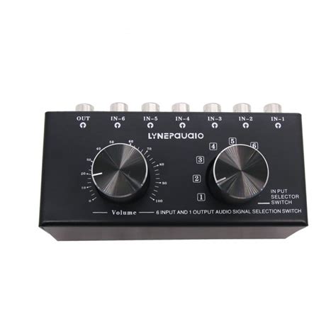 Audio Input Signal Selector Audio Input Switch Rca Audio Selector